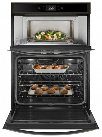 27" Whirlpool 5.7 Cu. Ft. Smart Combination Wall Oven With Touchscreen - WOC75EC7HV