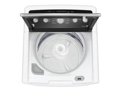 27" GE 4.9 Cu. Ft. Top Load Washer and 7.2 Cu. Ft. Top Load Electric Dryer - GTW491BMRWS-GTD49EBMRWS