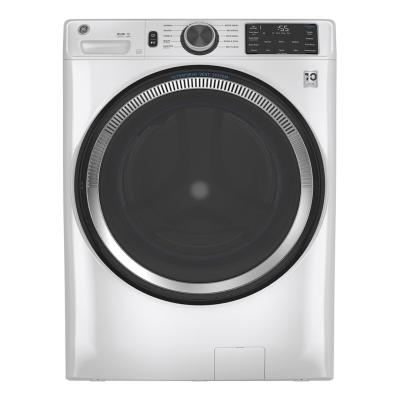 28" GE Front Load Washer With Built-in Wifi And Electric Dryer With Built-in Wifi - GFW550SMNWW-GFD55ESMNWW