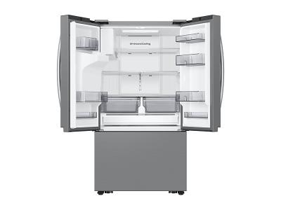 36" Samsung 26 Cu. Ft. Bespoke AI 3-Door French Door Refrigerator RF60 Jumbo S External Water & Ice Dispenser Sphere Ice - RF70F27SERAA