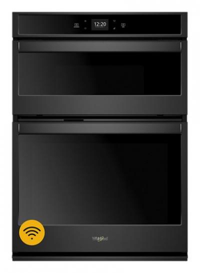 30" Whirlpool 6.4 Cu. Ft. Smart Combination Wall Oven With Touchscreen - WOC54EC0HB