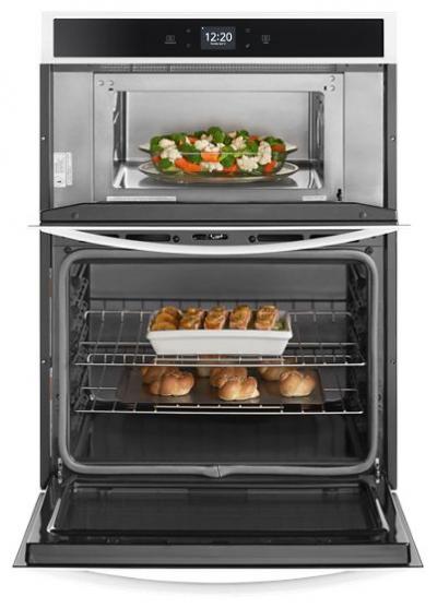 27" Whirlpool 5.7 Cu. ft. Smart Combination Wall Oven With Touchscreen - WOC54EC7HW