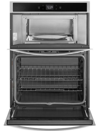 27" Whirlpool 5.7 Cu. Ft. Smart Combination Wall Oven With Touchscreen - WOC54EC7HS