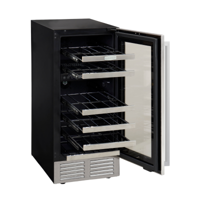 15" Marathon Dual Zone Wine Cooler in Stainless Steel - MWC28-DSS-1