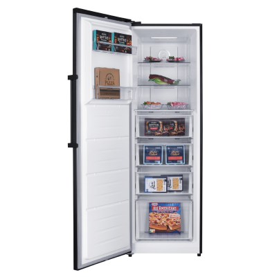 24" Marathon 9.7 Cu. Ft. Upright Freezer in Black Steel - MUFF97BLS