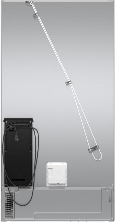 36" Bosch 500 Series French Door Bottom Mount Refrigerator Brushed steel Anti-Fingerprint Total No Frost - B36FD52SNS