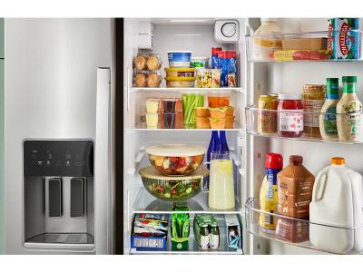 36" Whirlpool 28 Cu. Ft. Wide Side-by-Side Refrigerator - WRSF5836RZ