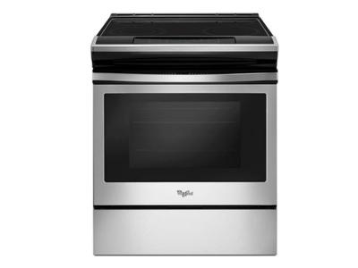 30" Whirlpool 4.8 Cu. Ft. Electric Front Control Range With the Easy-wipe Ceramic Glass Cooktop - YWEE510S0FS