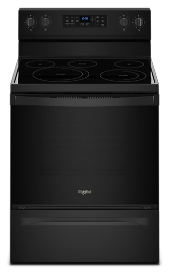 30" Whirlpool 5.3 Cu. Ft. Freestanding Electric Range With Fan Convection Cooking - YWFE550S0HB
