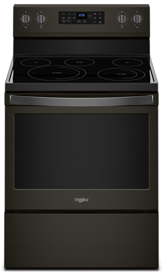 30" Whirlpool 5.3 Cu. Ft. Freestanding Electric Range With Fan Convection Cooking - YWFE550S0HV