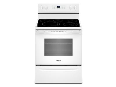 30" Whirlpool 5.3 Cu. Ft. Freestanding Electric Range With Fan Convection Cooking - YWFE550S0HW