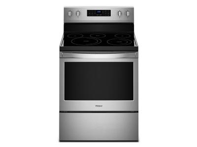 30" Whirlpool 5.3 Cu. Ft. Freestanding Electric Range With Fan Convection Cooking - YWFE550S0HZ