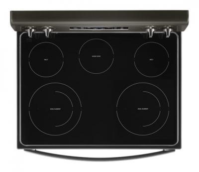 30" Whirlpool 5.3 Cu. Ft. Electric Range With Frozen Bake Technology In Black Stainless - YWFE535S0JV