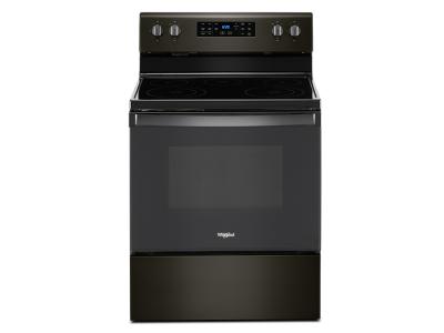 30" Whirlpool 5.3 Cu. Ft. Electric Range With Frozen Bake Technology In Black Stainless - YWFE535S0JV