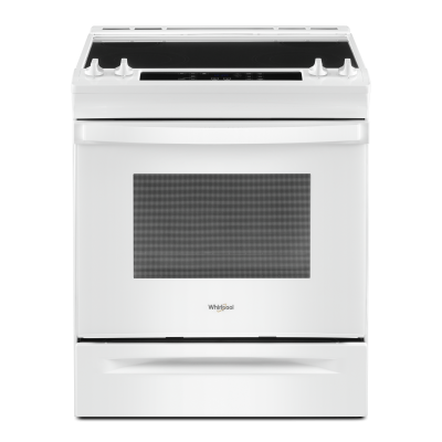 30" Whirlpool 4.8 Cu. Ft. Electric Range With Frozen Bake Technology In White - YWEE515S0LW