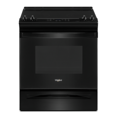 30" Whirlpool 4.8 Cu. Ft. Electric Range With Frozen Bake Technology In Black - YWEE515S0LB