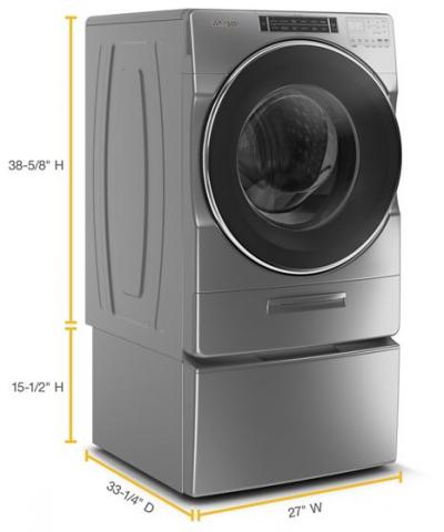 27" Whirlpool 5.8 Cu.Ft. I.E.C. Front Load Washer - WFW8620HC