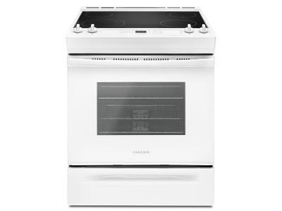 30" Amana Electric Range With Front Console - YAES6603SFW