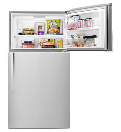 33" Whirlpool® Top-Freezer Refrigerator with Optional EZ Connect Icemaker Kit - WRT541SZDM