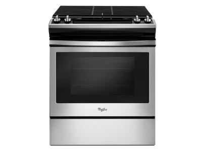 30" Whirlpool 5.0 Cu. Ft. Front Control Gas Range - WEG515S0FS