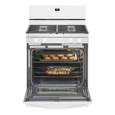 30" Whirlpool 5.0 Cu. Ft. Gas Range With SpeedHeat Burner - WFG515S0JW