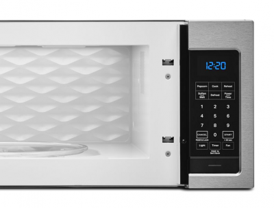 30" Whirlpool 1.1 Cu. Ft. Low Profile Microwave Hood Combination - YWML35011KS