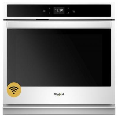 30" Whirlpool 5.0 Cu. Ft. Smart Single Wall Oven With Touchscreen - WOS51EC0HW