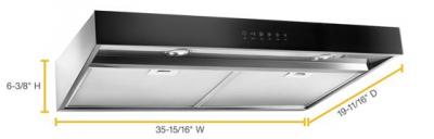 36" Whirlpool Range Hood With Boost Function - WVU57UC6FS