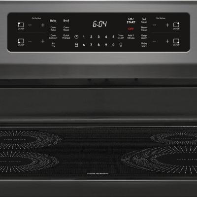 30" Frigidaire Gallery 5.4 Cu. Ft. Freestanding Induction Range With Air Fry In Black Stainless Steel - GCRI305CAD
