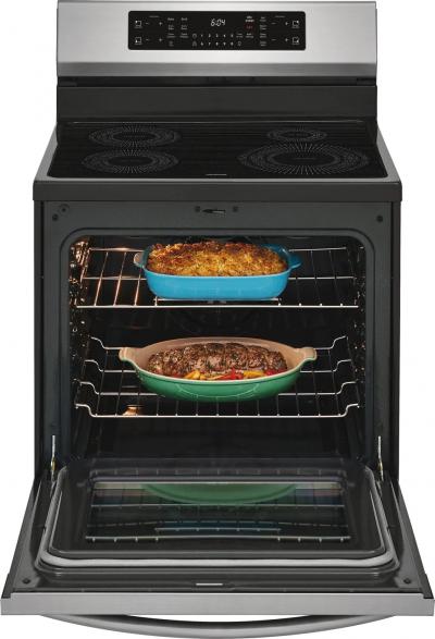 30" Frigidaire Gallery 5.4 Cu. Ft. Freestanding Induction Range With Air Fry In Stainless Steel - GCRI305CAF