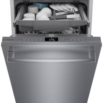 18" Bosch  44 dB Decibel Level, 6 Wash Cycles, 3 Loading Racks Dishwasher - SPX68B55UC
