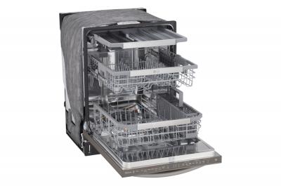 24" LG Top Control Dishwasher With QuadWash And TrueSteam - LDT7808BD