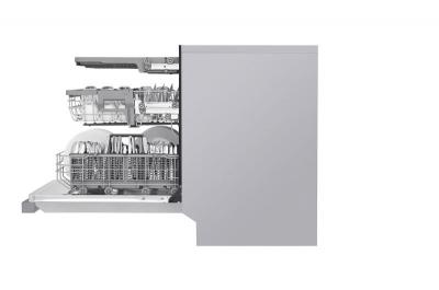 24" LG Front Control Dishwasher with QuadWash and EasyRack - LDFN4542S