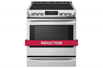 30" LG 6.3 cu. ft. Induction Slide In Range With  ProBake Convection and EasyClean - LSE4617ST