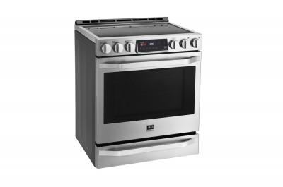 30" LG STUDIO 6.3 Cu.Ft. Capacity Slide-In Electric Range With ProBake Convection - LSSE3026ST