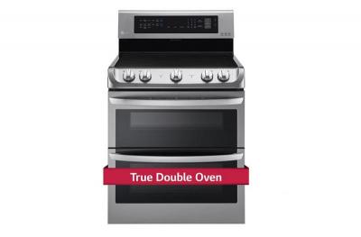 30" LG 7.3 Cu. Ft. Electric True Double Oven Range With ProBakeConvection And EasyClean - LDE5415ST