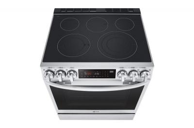 30"  LG 6.3 cu ft. Capacity Smart Wi-Fi Enabled ProBake Convection Electric Slide-in Range - LSEL6335F