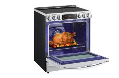 30" LG 6.3 cu ft. Capacity Smart Wi-Fi Enabled ProBake Convection Electric Slide-in Range - LSEL6337F