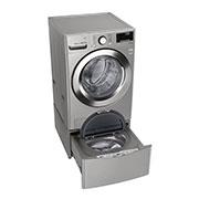 27" LG 5.2 cu. ft. Ultra Large Smart Wi-Fi Enabled Front Load Washer - WM3700HVA
