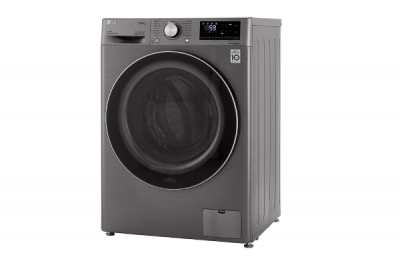 24" LG 2.6 cu. ft Compact Front Load Washer with Steam Technology - WM1455HVA