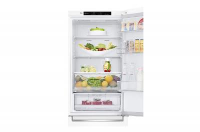 24" LG 12 cu. ft. Counter Depth Bottom Freezer Refrigerator with Door Cooling  - LBNC12231W