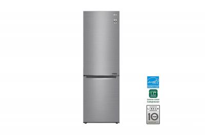 24" LG 12 cu. ft. Counter Depth Bottom Freezer Refrigerator with Door Cooling  - LBNC12231V