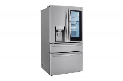 36" LG 23 Cu. Ft. Smart Wi-fi Enabled Instaview Door-in-Door Counter-Depth Refrigerator With Craft Ice Maker - LRMVC2306S