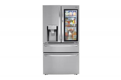 36" LG 23 Cu. Ft. Smart Wi-fi Enabled Instaview Door-in-Door Counter-Depth Refrigerator With Craft Ice Maker - LRMVC2306S