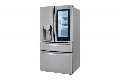 36" LG 23 Cu. Ft. Smart Wi-fi Enabled Instaview Door-in-Door Counter-Depth Refrigerator With Craft Ice Maker - LRMVC2306S