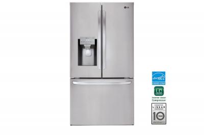 36" LG 22 cu.ft. WiFi Enabled Counter Depth French Door Refrigerator - LFXC22526S