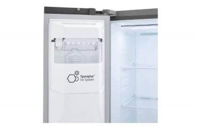 36" LG 27 Cu. Ft. Side by Side Refrigerator With Smooth Touch Dispenser - LRSXS2706V