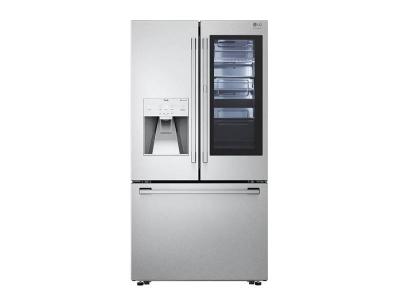 36" LG STUDIO 24 Cu. Ft. Smart InstaView  Door-in-Door  Large Capacity Counter-Depth Refrigerator - SRFVC2416S