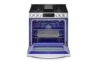 30" LG 5.8 Cu. Ft. Smart Wi-Fi Enabled Fan Convection Gas Slide-in Range - LSGL5833F