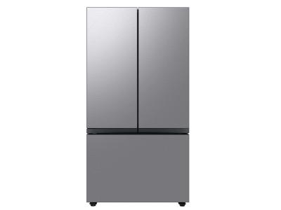 36" Samsung 3 Door Bespoke French Door Refrigerator With Beverage Center in Stainless Steel - RF30BB6600QLAA